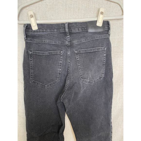 Everlane Black High Rise Authentic Stretch Skinny Exposed Buttons Jeans Size 29 - Picture 9 of 14